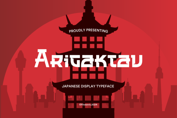 Arigaktau: A Cool, Asian-Inspired Display Font for Web Design