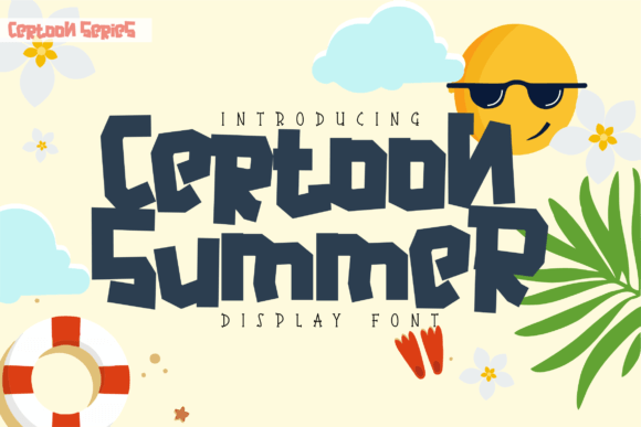 Certoon Summer: A Bold Display Font for Vibrant Campaigns