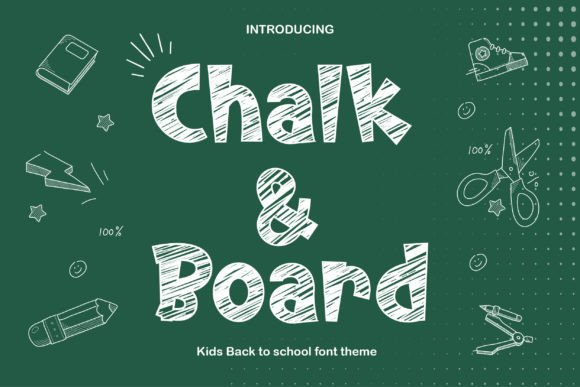 Chalk and Board: A Display Font for Memorable Campaigns