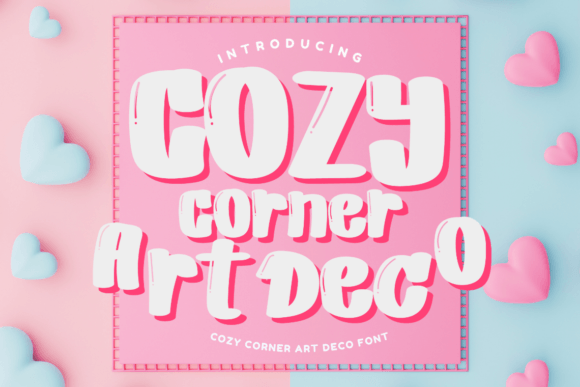 Cozy Corner Art Deco: A Font for Timeless Business Elegance