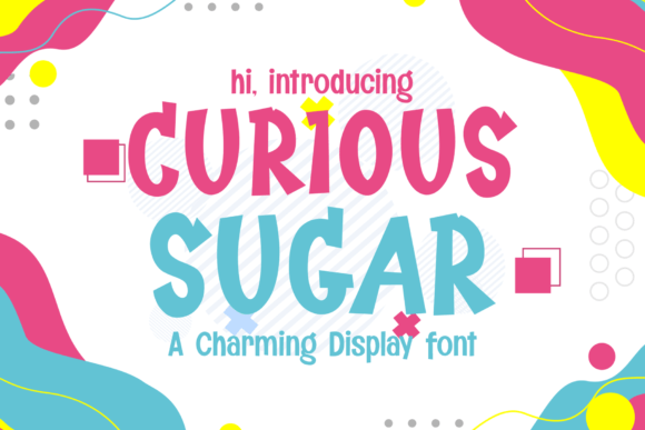 Curious Sugar: A Charming Display Font for Editorial Design