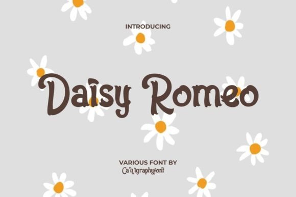 Discovering Daisy Romeo: A Curvy Display Font for Editorial Elegance