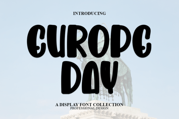 Europe Day: A Modern Display Font for Editorial Charm