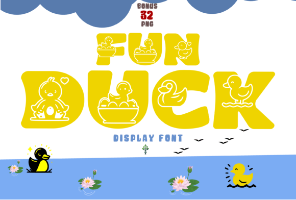 Fun Duck: A Playful Display Font for Engaging Content