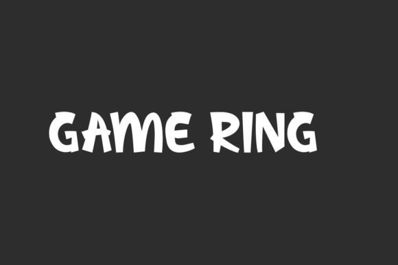 Game Ring: A Fun and Modern Display Font for Creative Projects