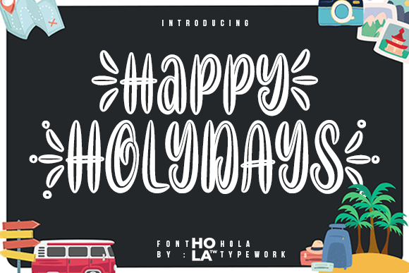 Happy Holydays: A Versatile Display Font for Editorial Charm