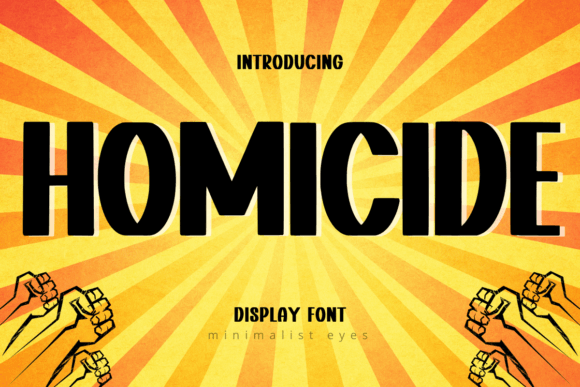 Homicide: A Unique Display Font for Creative Branding