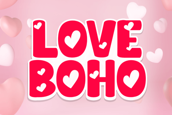 Love Boho: A Charming Font for Craft and Product Design