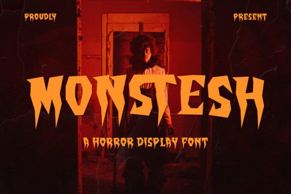 Monstesh: A Chilling Display Font for Web Design