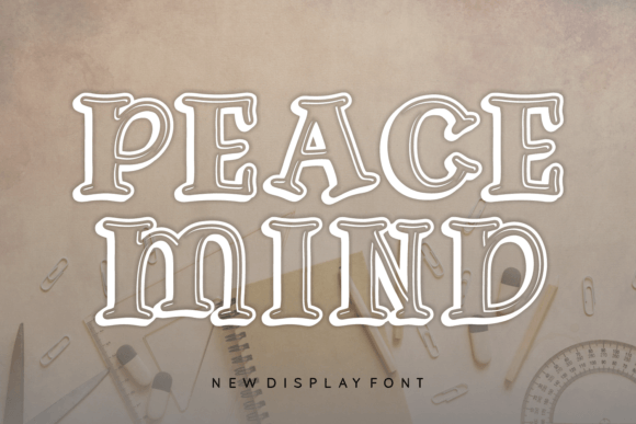Peace Mind: A Modern 3D Display Font for Web Design