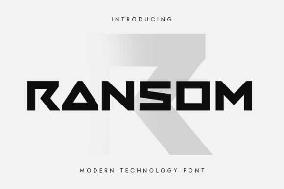 Ransom: A Modern Display Font for Eye-Catching Campaigns
