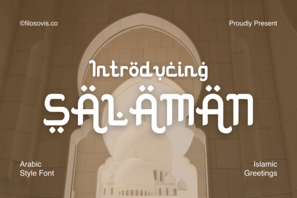 Salaman: A Playful Arabic-Style Font for Crafters