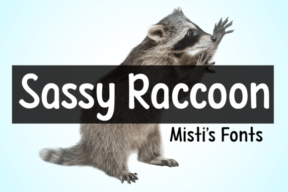 Sassy Raccoon: A Bold and Playful Display Font