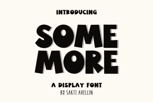 Some More: A Versatile Display Font for Creative Web Design