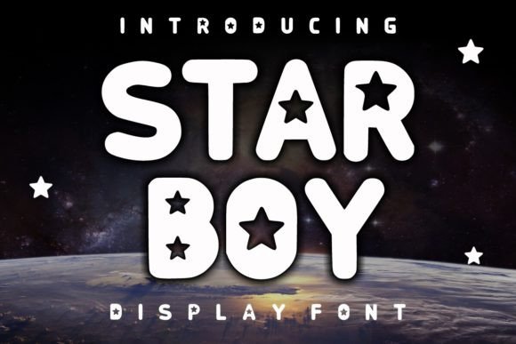 Star Boy: A Bold and Fun Display Font for Web Design