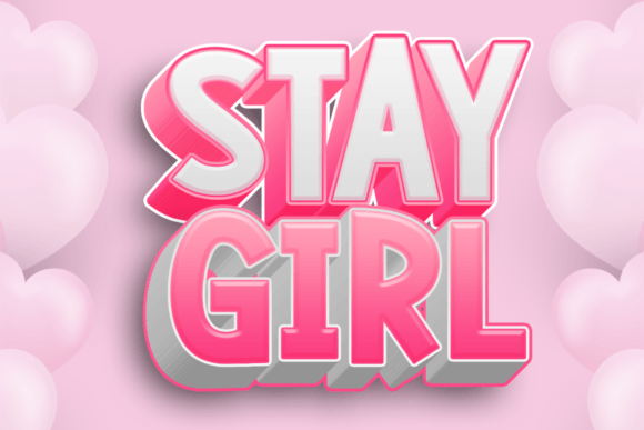 Stay Girl: A Charming Display Font for Engaging Campaigns