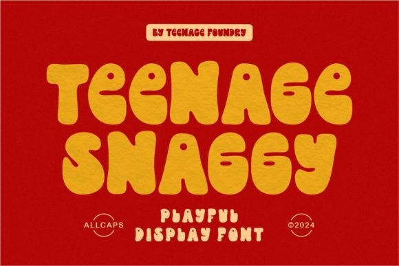 Teenage Snaggy: A Versatile Font for Editorial Design