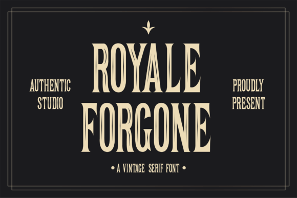 Transform Your Brand with Royale Forgone: A Premium Serif Font