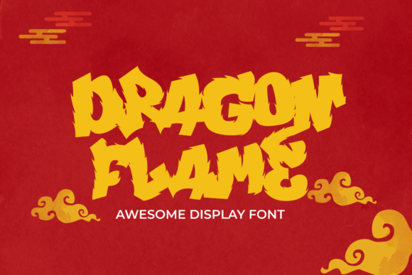 Unleash Creativity with Dragon Flame, a Bold Display Font