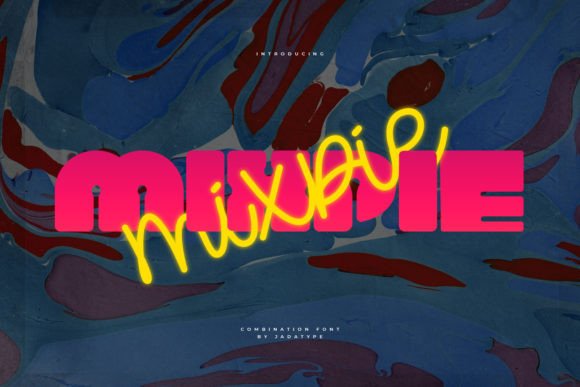 Unleash Creativity with Mixpie: A Bold and Graceful Display Font
